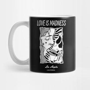 Skull Love Girl Vintage Tattoo Mug